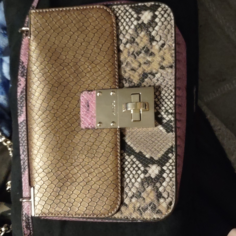 Animal print Aldo cross body/clutch